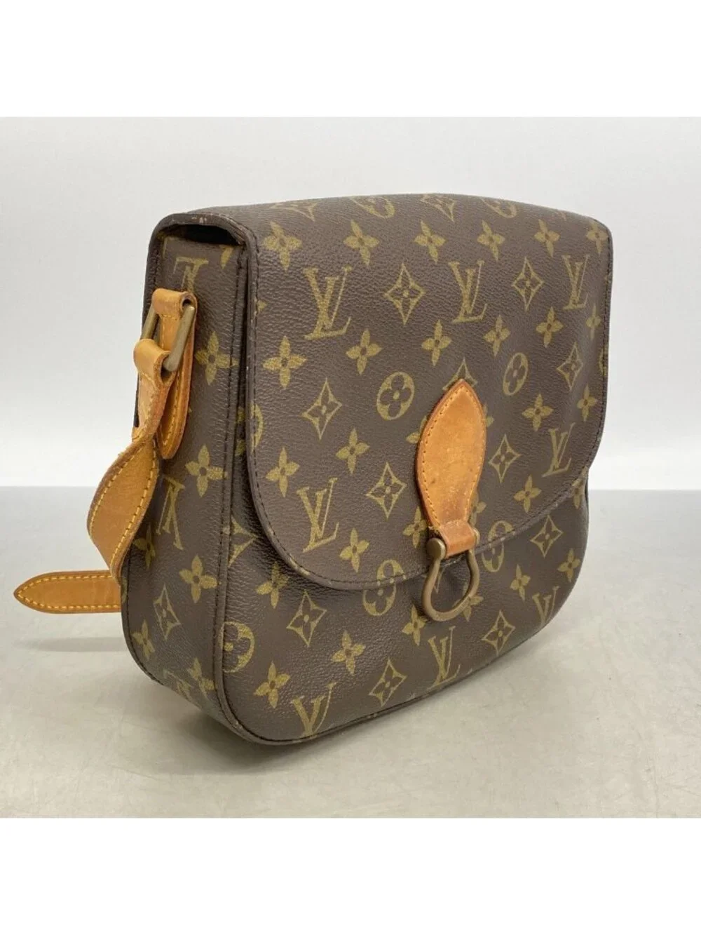 Louis Vuitton Shoulder Bag Monogram Saint Cloud GM Brown